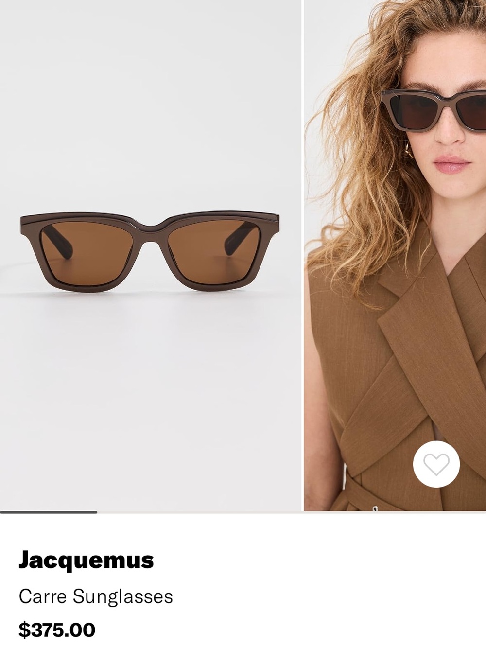 Jacquemus Carre Sunglasses